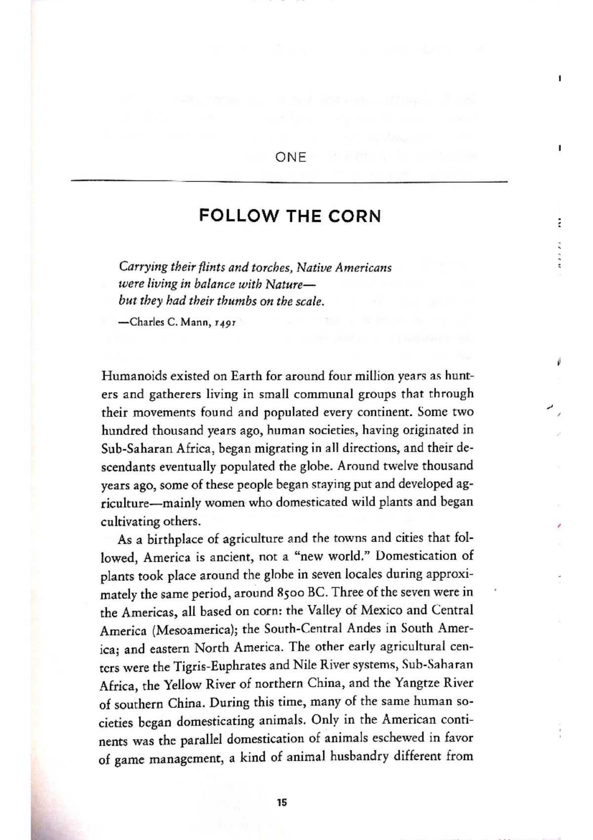 Final Exam Review Notes for Course XYZ101: Indigenous Agriculture and ...