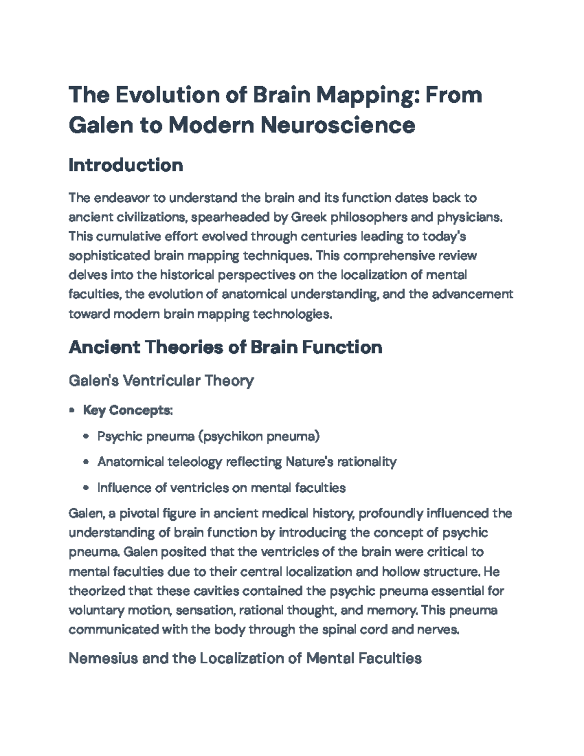The Evolution of Brain Mapping: Historical Insights & Modern Techniques ...