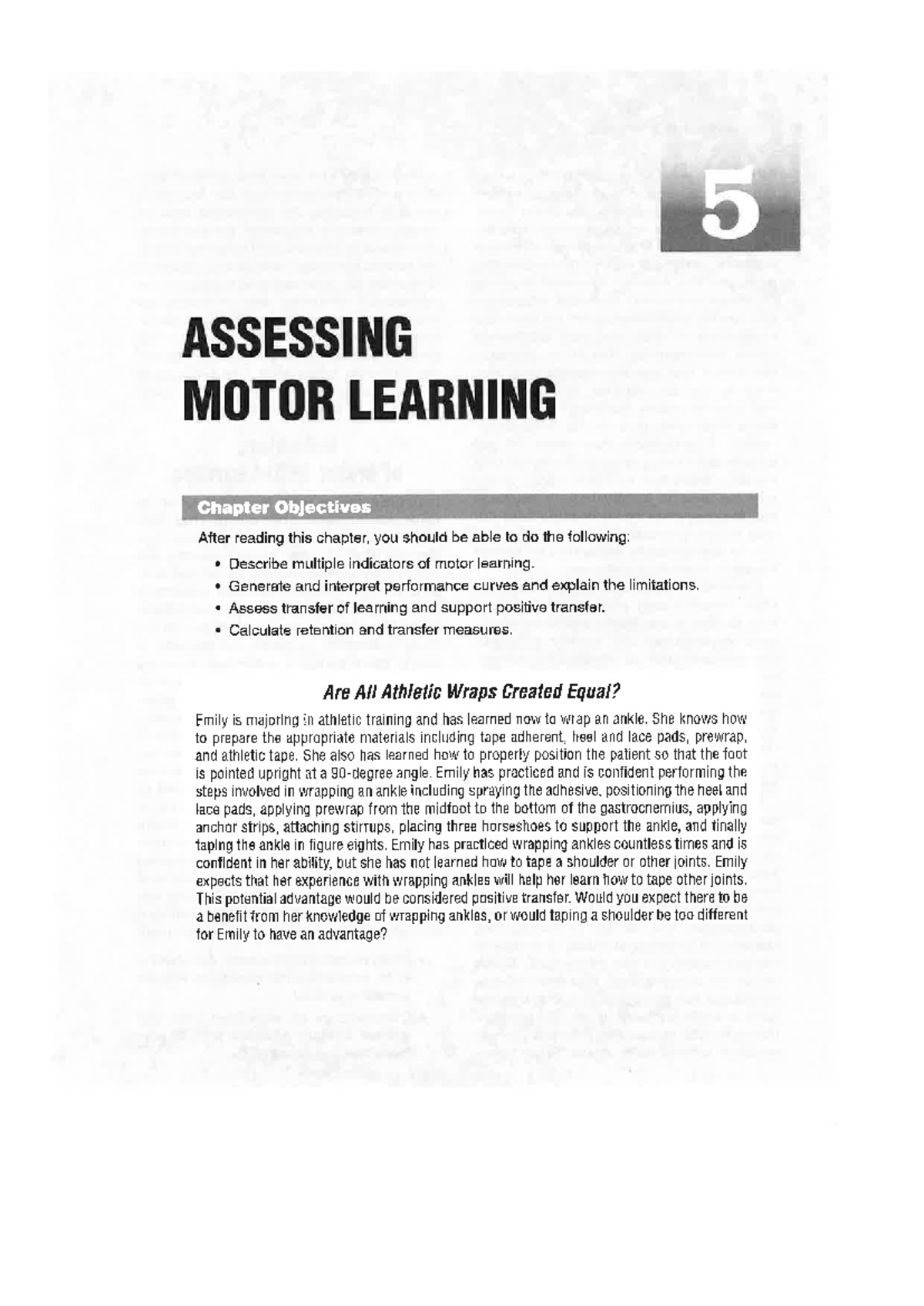 Assessing Motor Learning: Key Concepts and Performance Indicators (KINE ...
