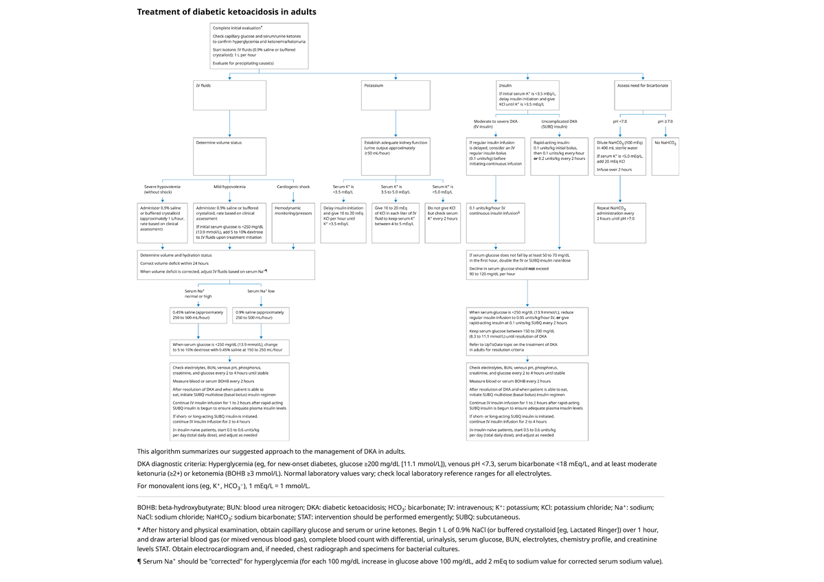 Management of Diabetic Ketoacidosis in Adults: A Clinical Algorithm ...