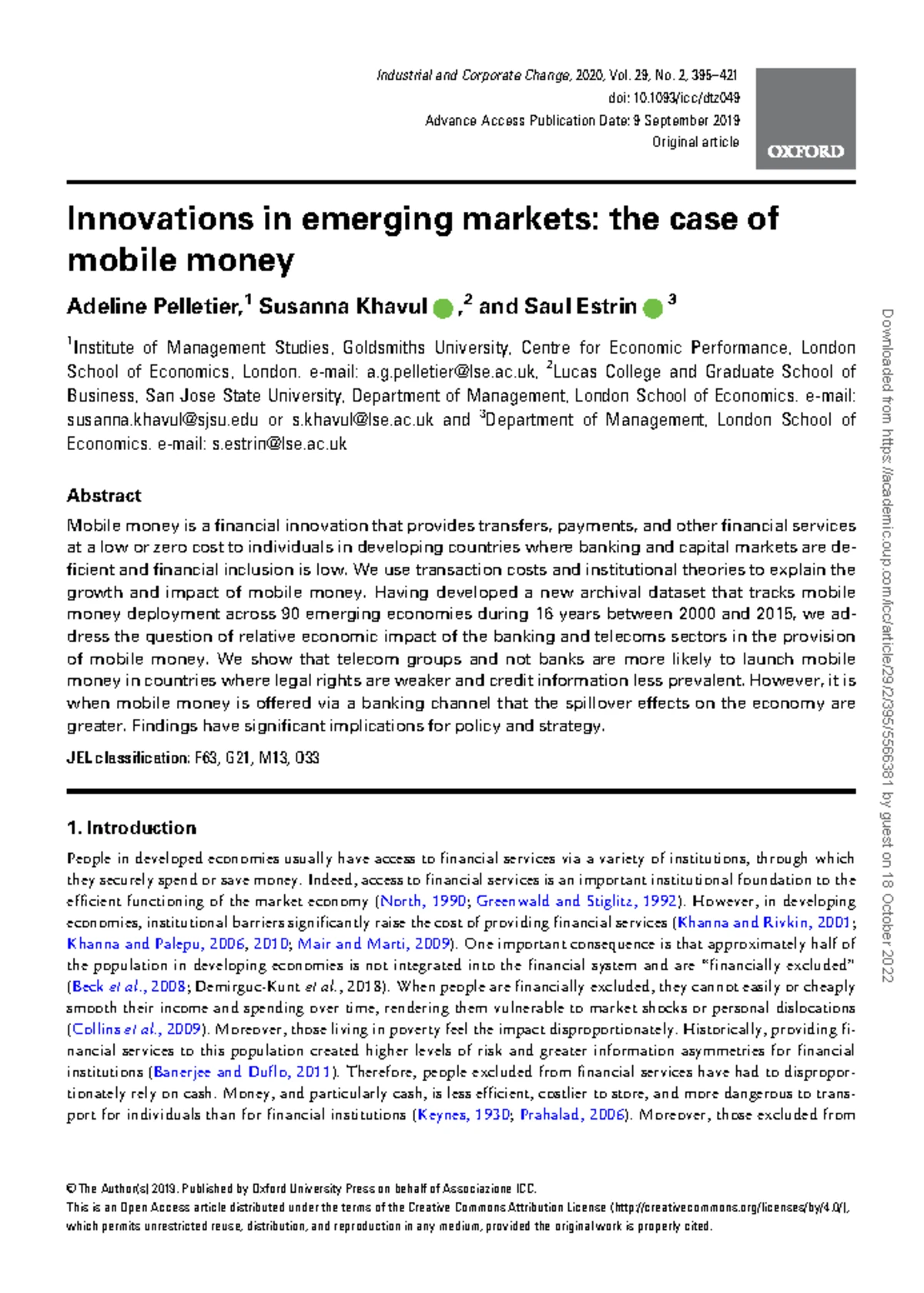 BEE3109 Essay: The Evolution of Money and the Impact of Bitcoin - Studocu