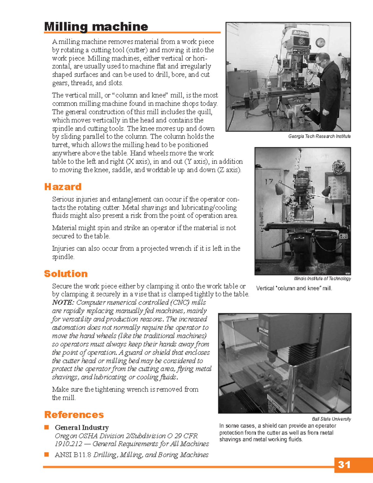Milling Machine Safety Guidelines: OSH Standards and Best Practices ...