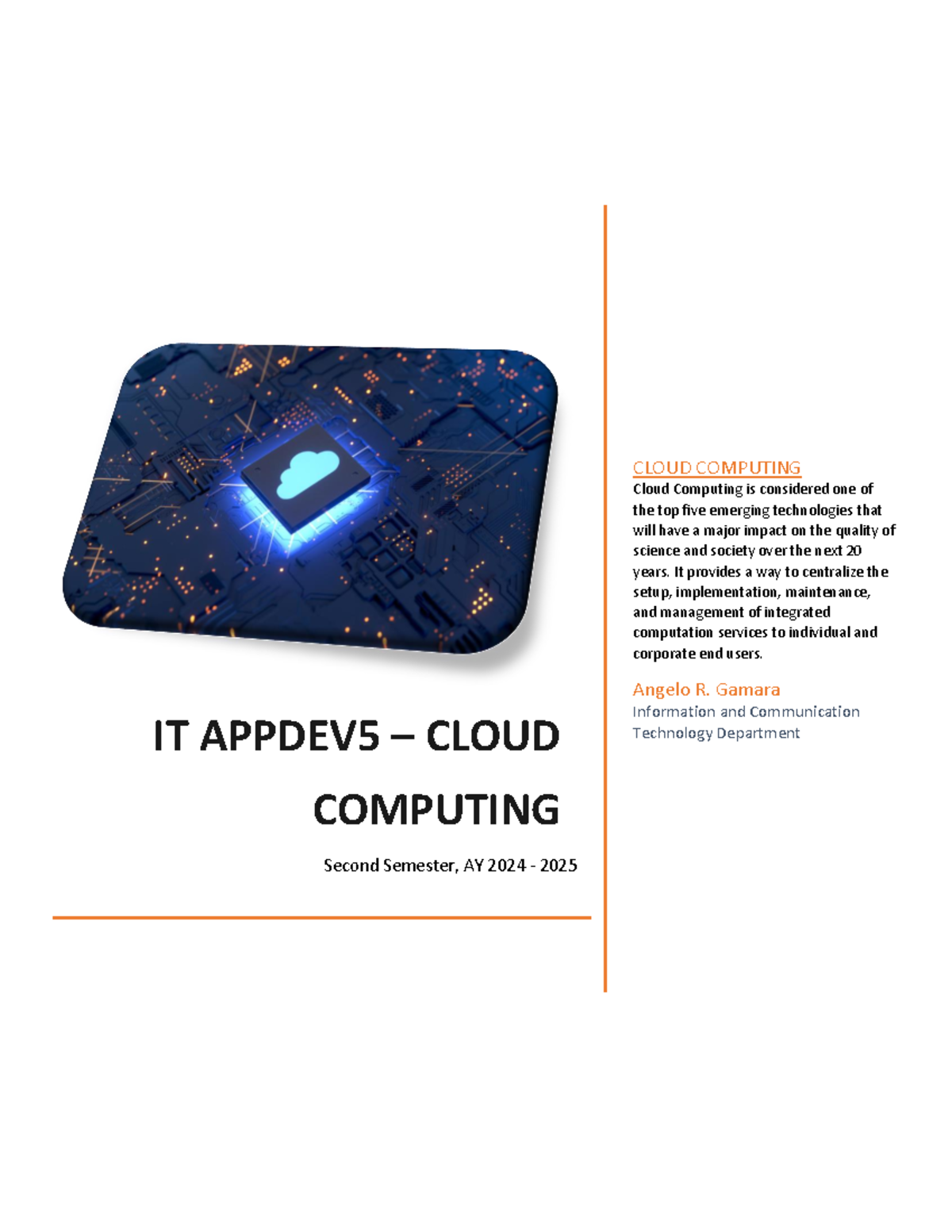 Module-ITApp Dev 5-Cloud-Computing-ARG-2025 - IT APPDEV 5 – CLOUD ...