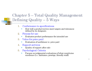C215 Key Terms - Competency 1: Quality Management Methods CHAPTER 5 Key ...