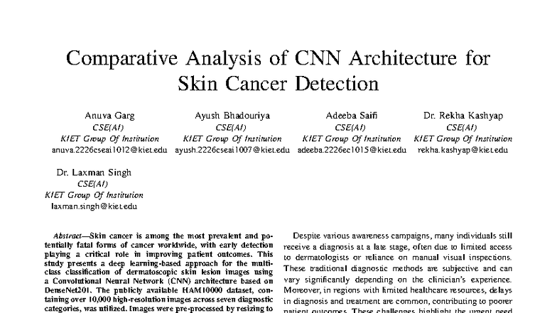 Skincancerdetection - Research paper - Comparative Analysis of CNN ...