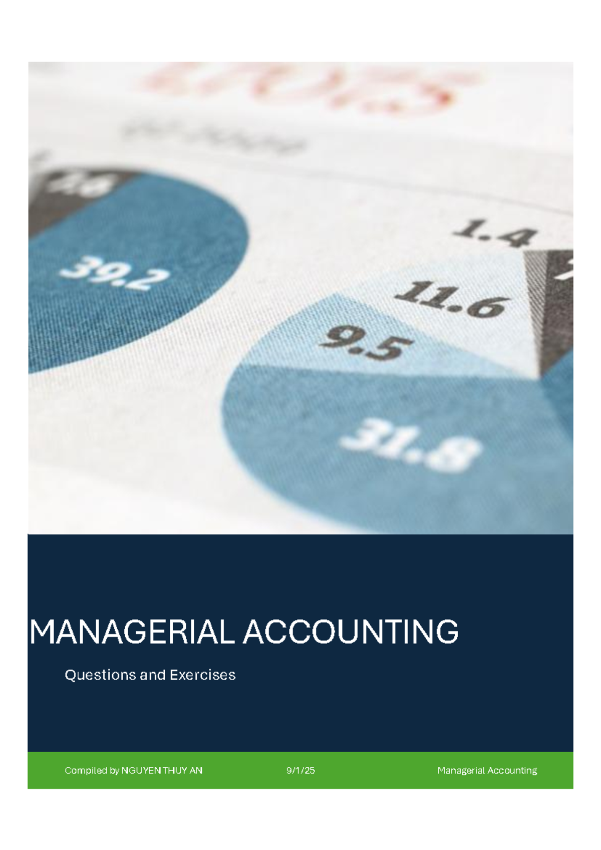 Managerial Accounting Exercises and Questions - Chapter 1 & 2 - Studocu