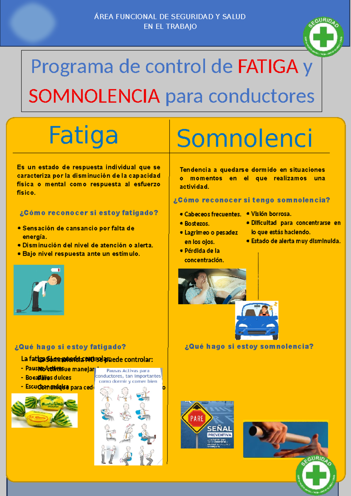 Boletín Informativo: Control de Fatiga y Somnolencia en Conductores ...