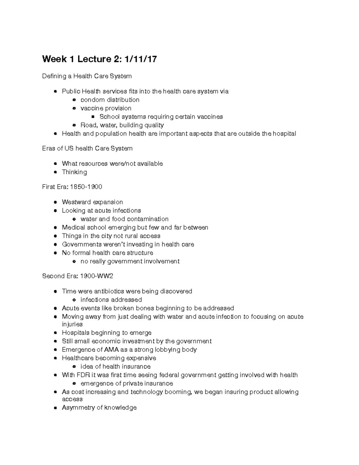 Hit Pol 100 - Week 1 Lecture 2 - Lecture Notes - Week 1 Lecture 2 ...