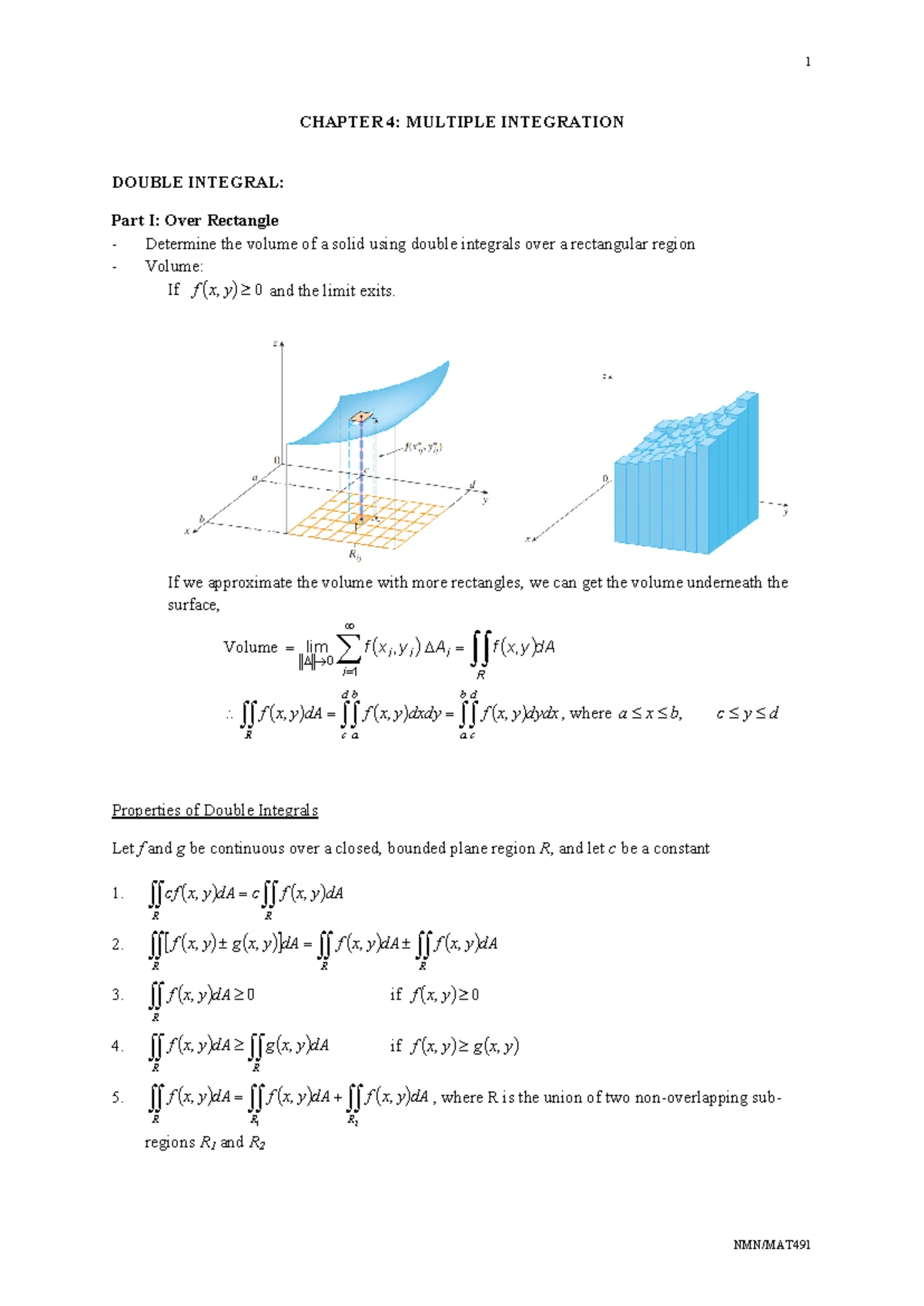 Notes MAT491 - Chapter 2 - Vectors - CHAPTER 2: THREE DIMENTIONAL SPACE ...