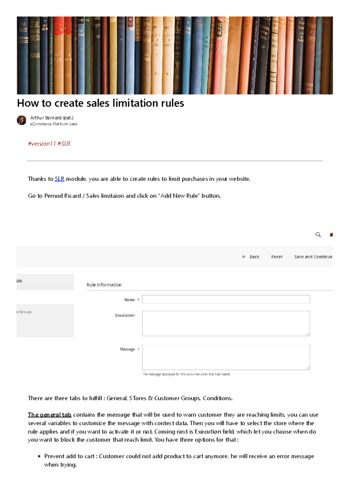 Creating Sales Limitation Rules in eCommerce: A Guide - Studocu