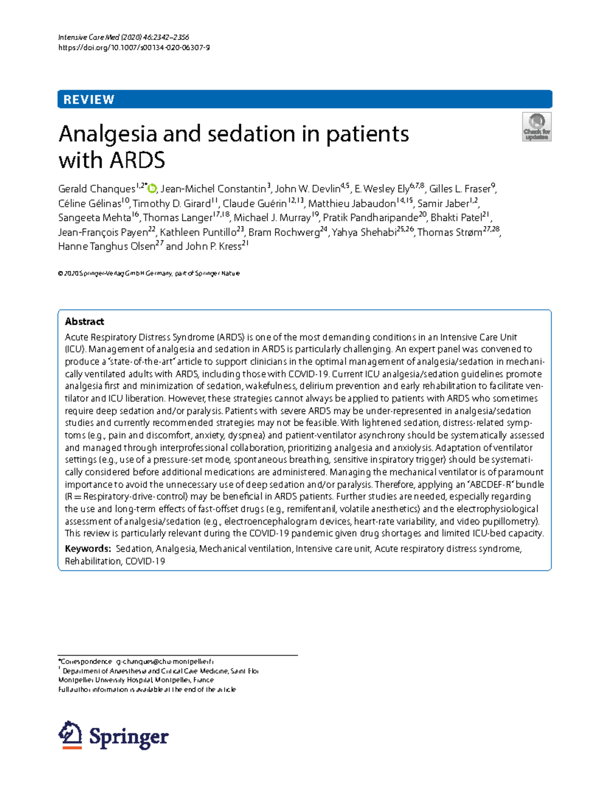 6779f5578f57e Analgesiaandsedationinpatientswith ARDS-2020 - Intensive ...