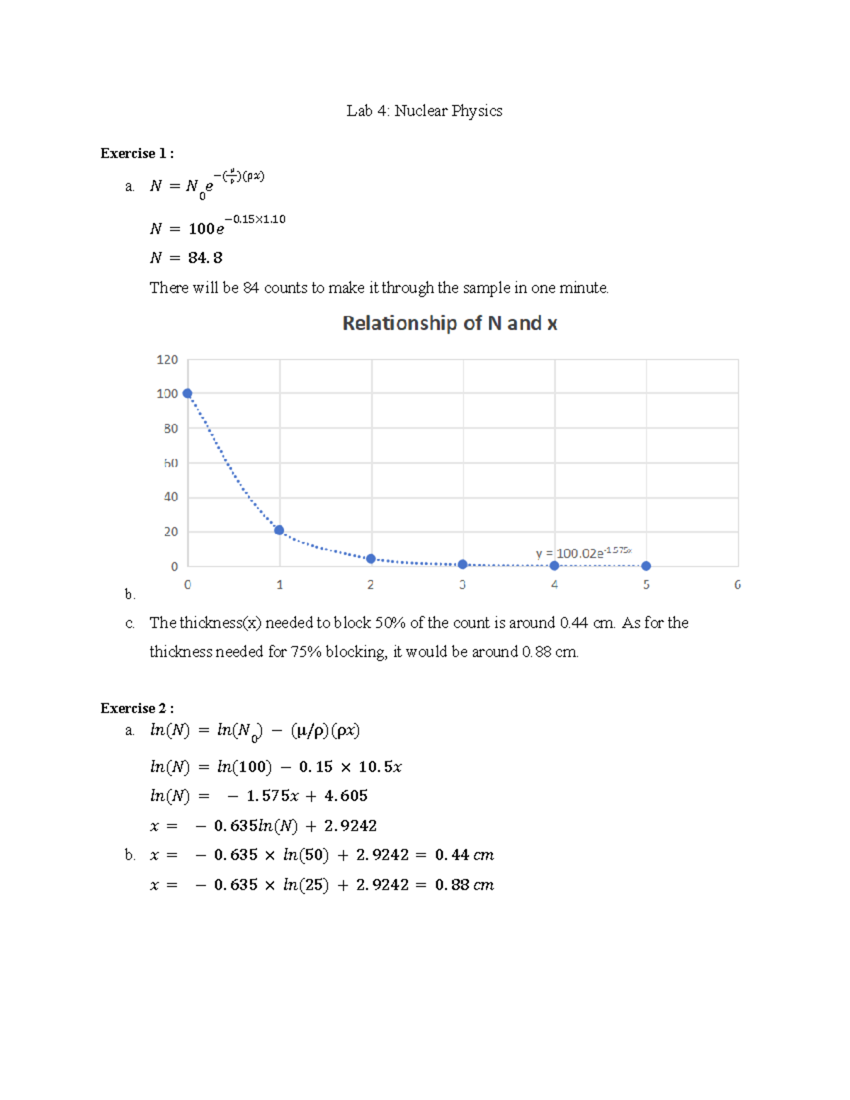 Lab 4: Nuclear Physics Analysis and Data Interpretation - Studocu