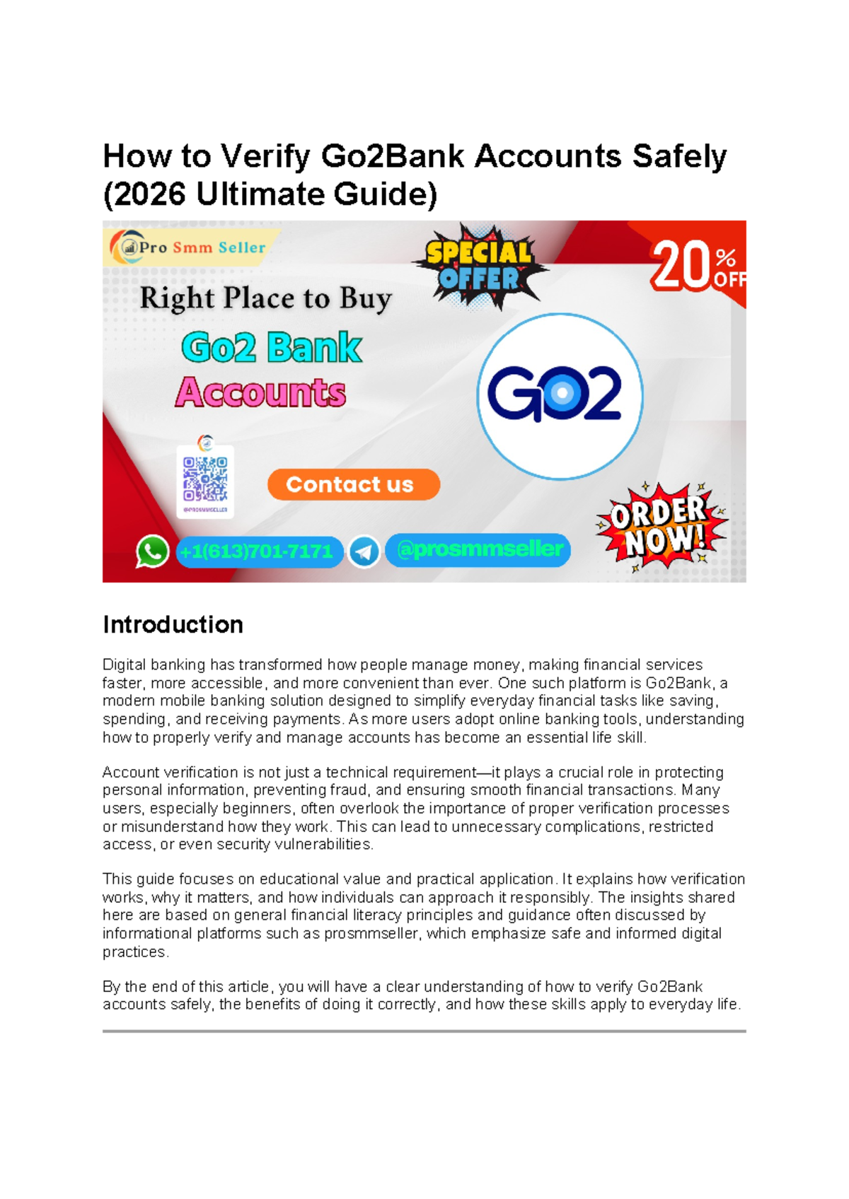 How to Safely Verify Go2Bank Accounts: 2026 Guide - Studocu