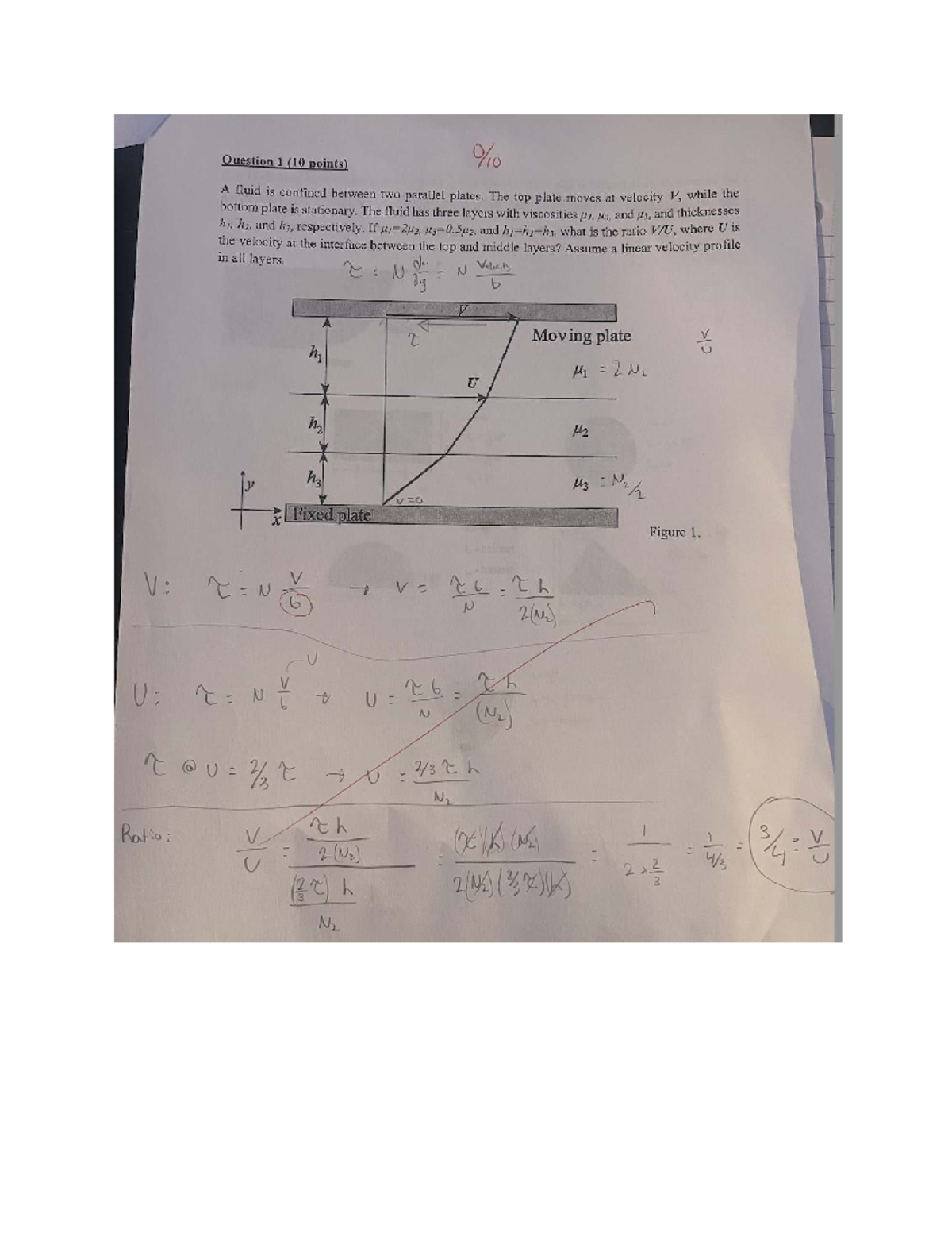 ENGR 361 Midterm Exam: Fluid Mechanics Problems and Solutions - Studocu