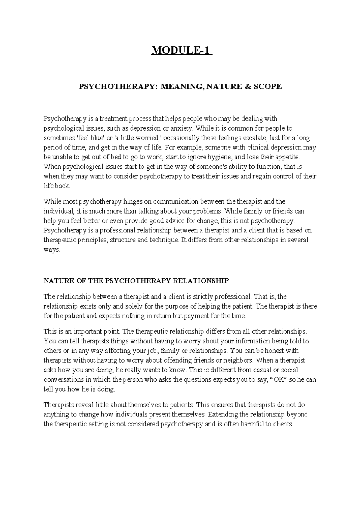 PSYCH 101: Understanding the Meaning, Nature, and Scope of ...