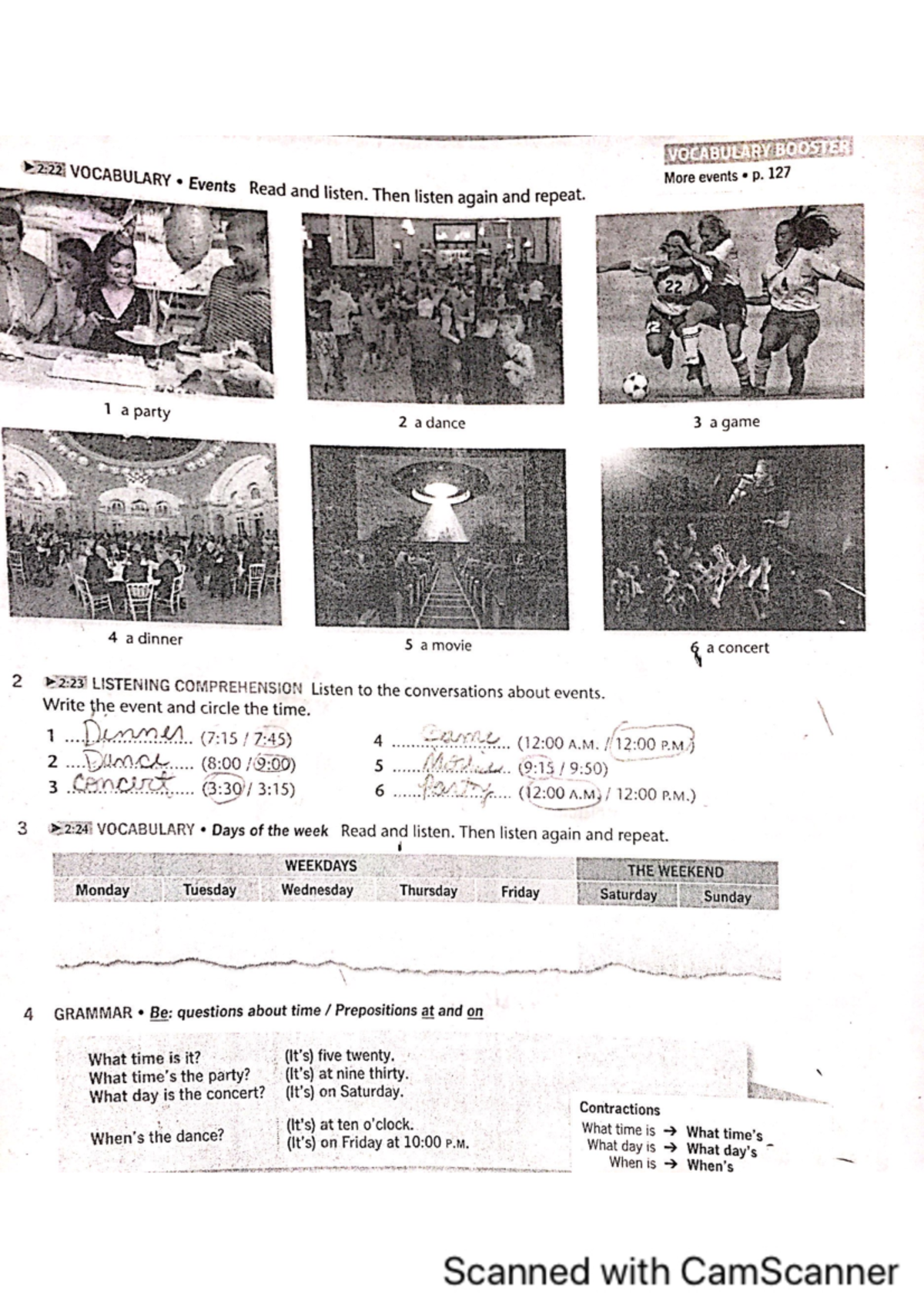 Unit 5 Vocabulary & Grammar Exercises - English Class - Studocu