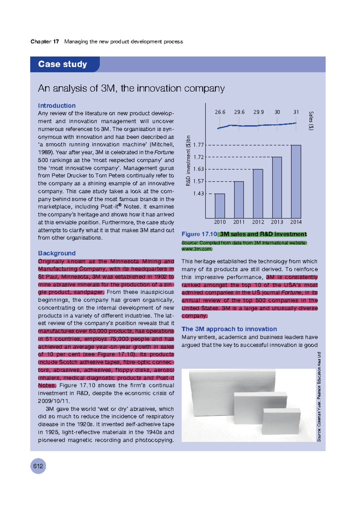 Week 7 Case Study: Innovation Management at 3M - Studeersnel