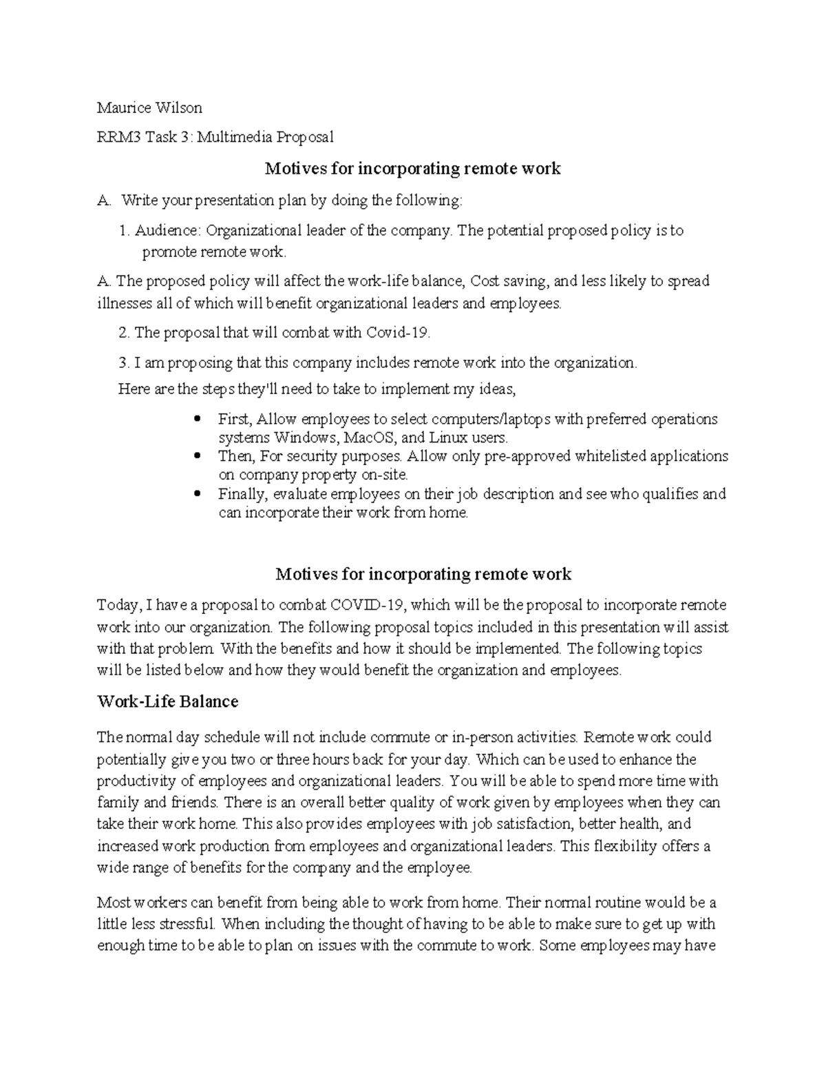 VEM1 Task 2 - Training Development & Evaluation for Floor Agents - Studocu