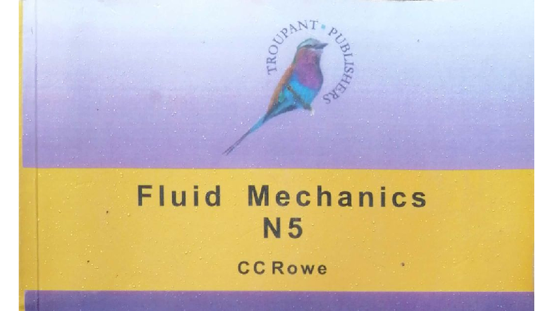 Fluid Mechanics N5 062527 - Comprehensive Study Notes - Studocu