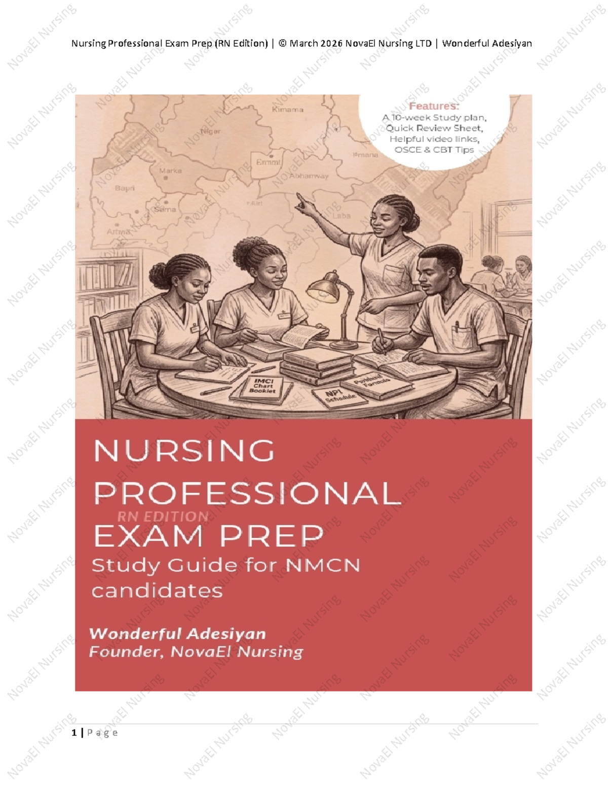 Nursing Professional Exam Prep Study Guide for NMCN Candidates (RN ...