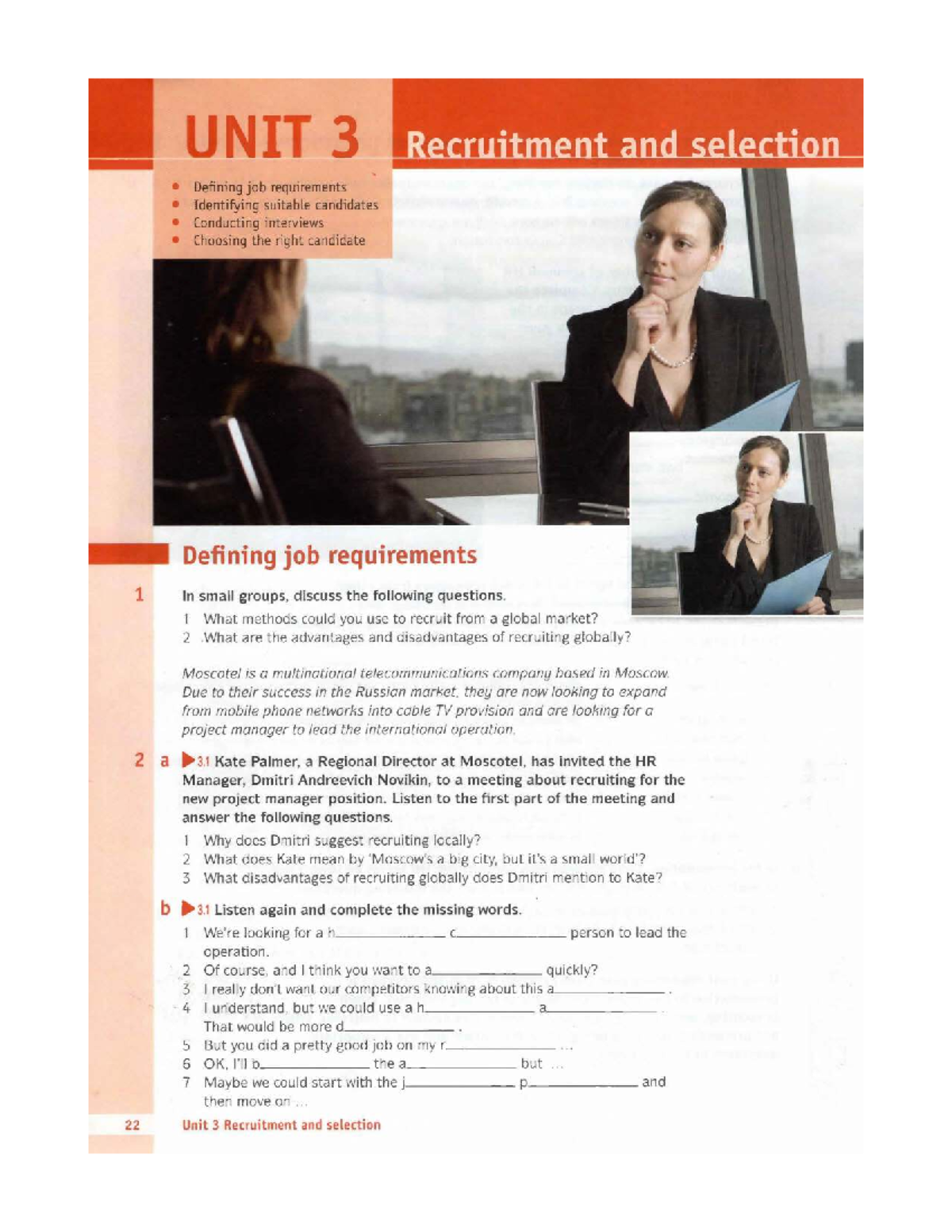 UNIT 3 - Recruitment and Selection: Strategies for Global Talent ...