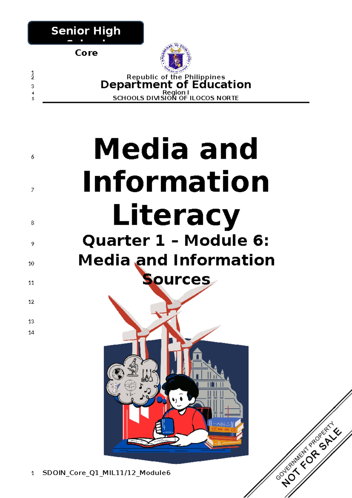 CORE MIL Q1 Mod6 W6: Exploring Media & Information Sources - Studocu