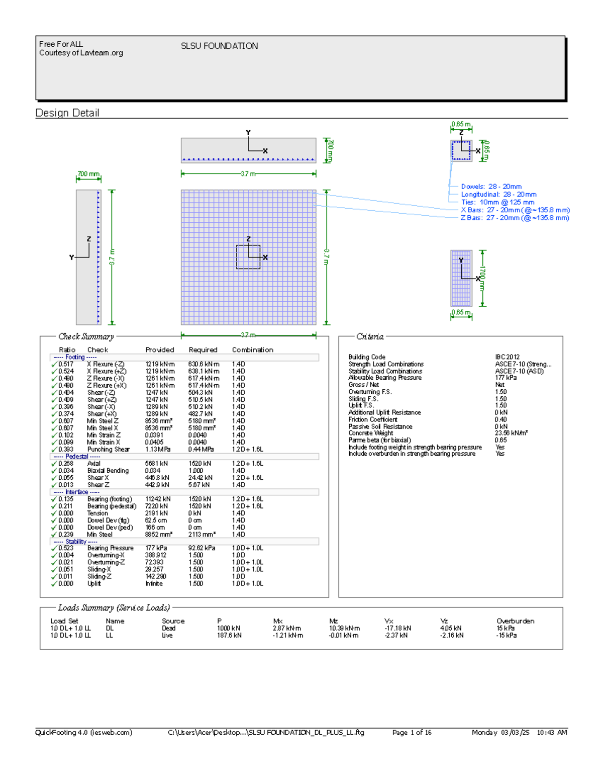 SLSU Foundation - Reference Material for Structural Analysis and Design ...