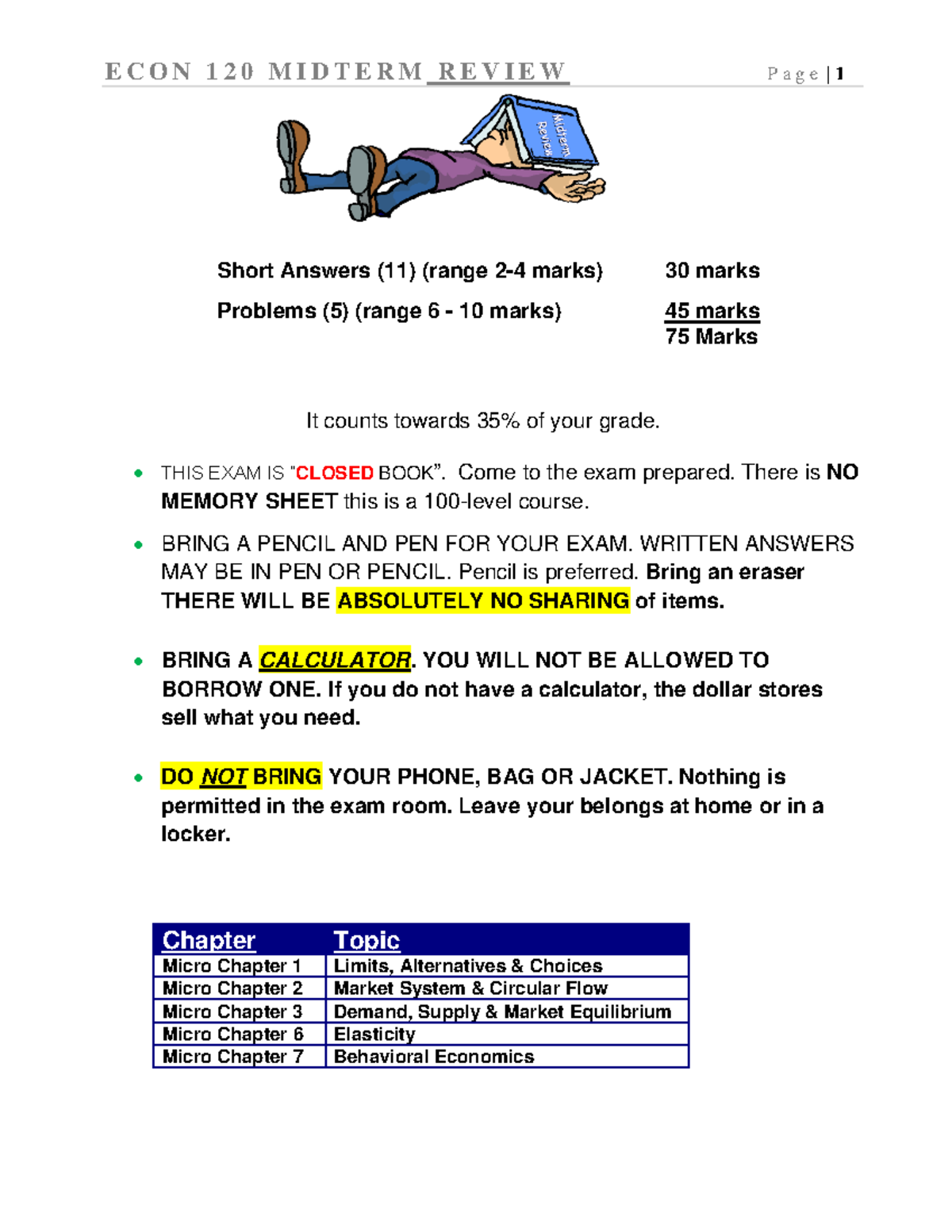 ECON 120 Midterm Study Guide: Key Topics & Exam Prep 2023 - Studocu