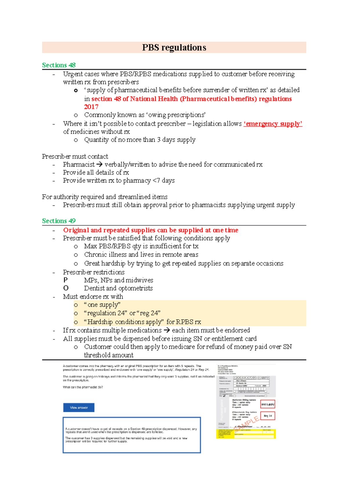 PBS Regulations - Emergency Supplies and Advertising Guidelines ...