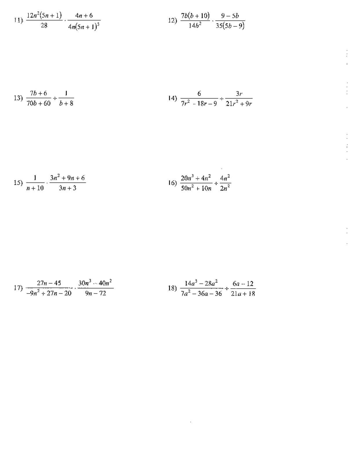 10) Extra Practice Problems with Answers for Math Course - Studocu