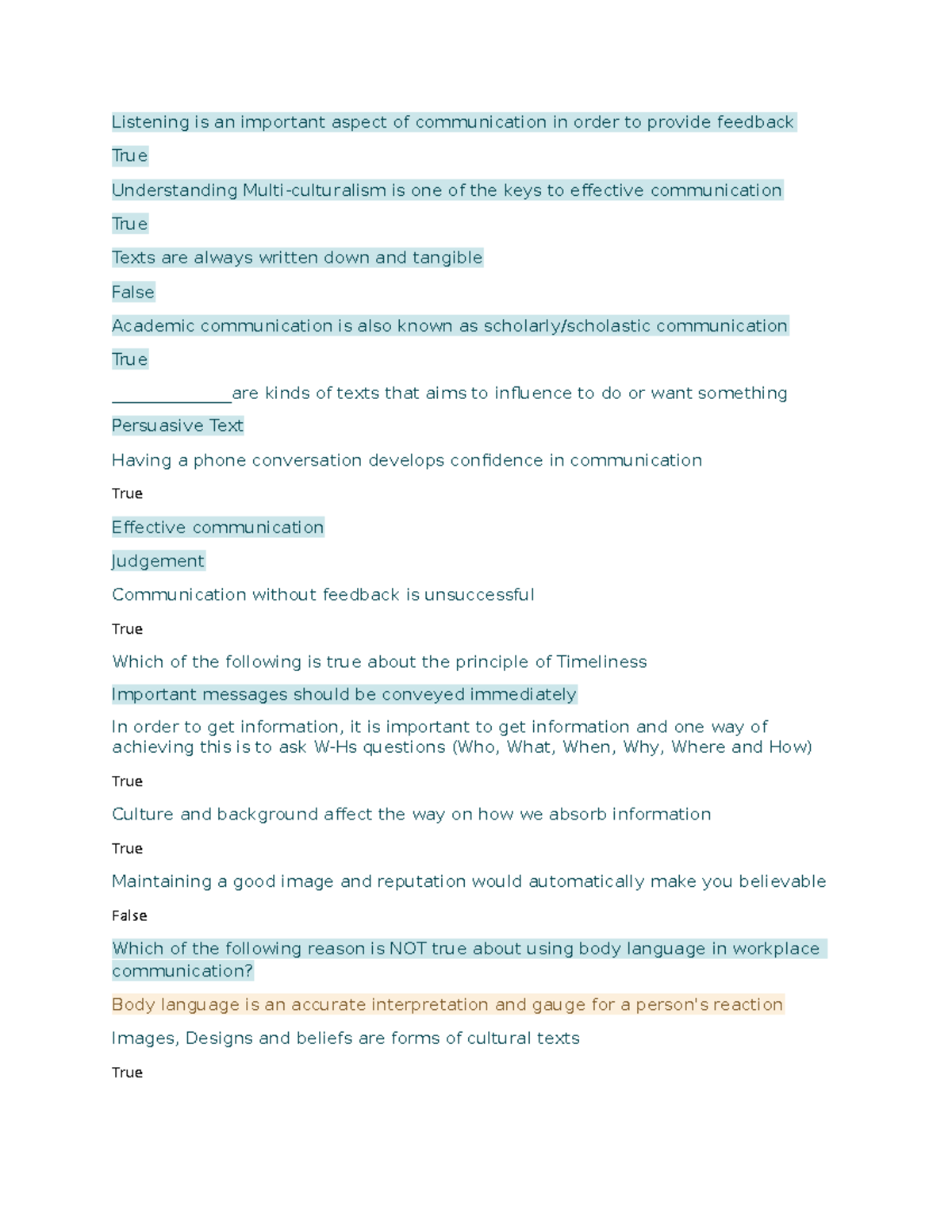 UGRD GE-6106 Purposive Communication Final Exam Notes by Leonard - Studocu
