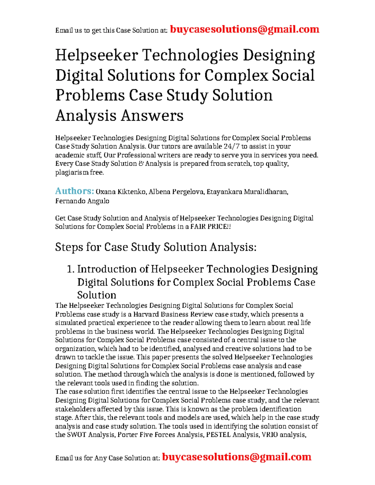 Case Study Solution: Hockey Canada (HBR Case Analysis) - Studocu