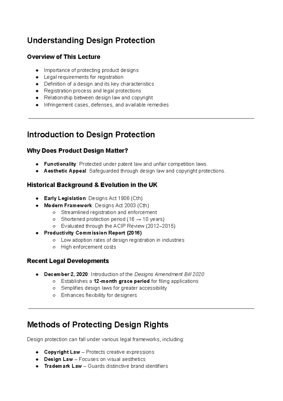Design Property - Understanding Design Protection Overview of This ...