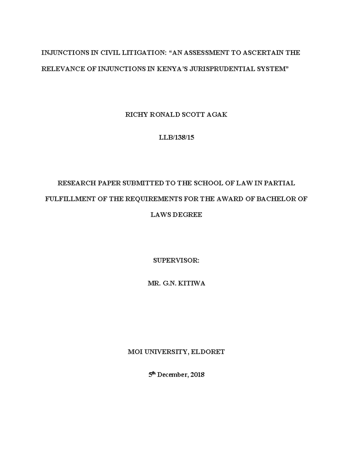 Injunctions in Civil Litigation: Relevance and Impact on Jurisprudence ...