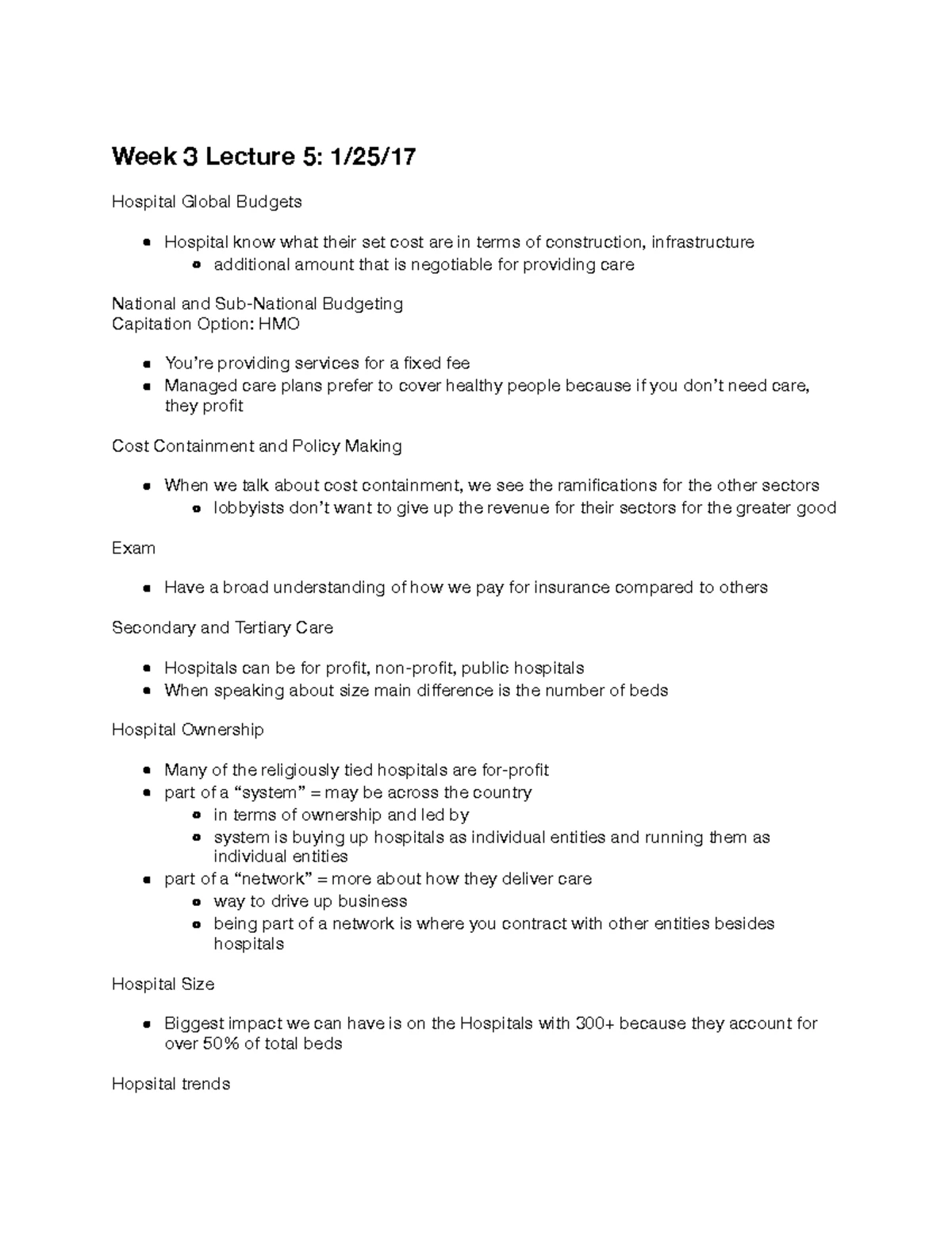 Hit Pol 100 - Week 1 Lecture 2 - Lecture Notes - Week 1 Lecture 2 ...