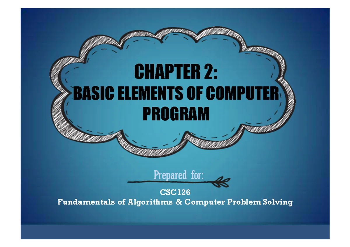Course Outline for CDCS110 - Diploma in Computer Science Program - Studocu