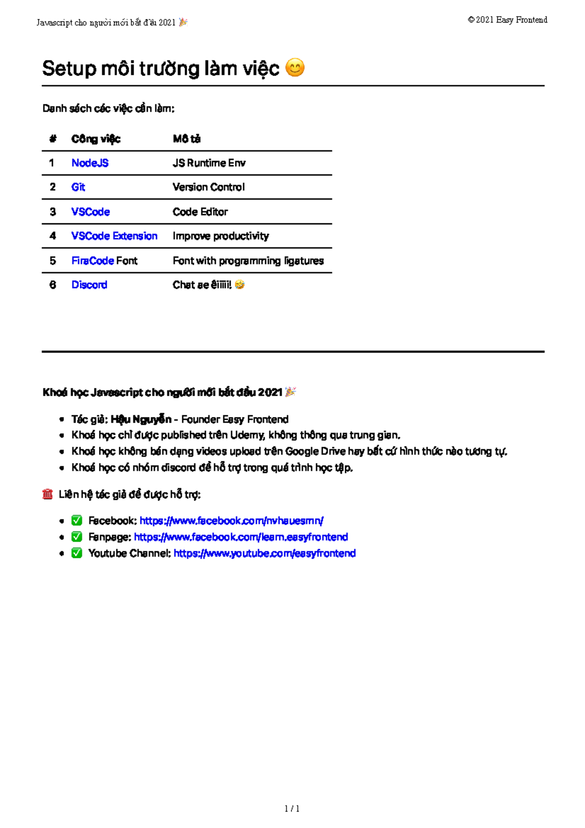 02 01 setup env overview - Javascript cho người mới bắt đầu 2021 🎉 ...