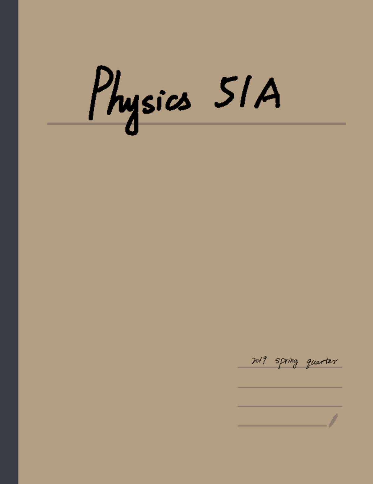 51A - Lecture Notes on Physics Concepts and Theories - Studocu