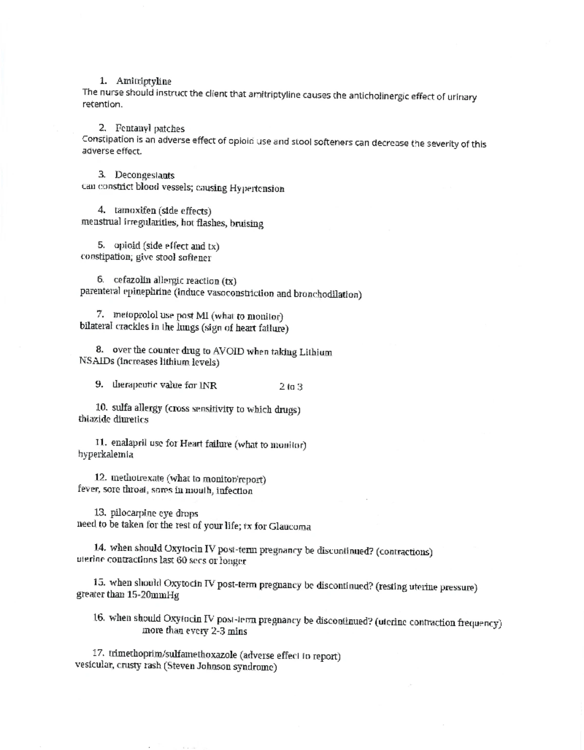 Carbamazepine Medication Template ACTIVE LEARNING TEMPLATES