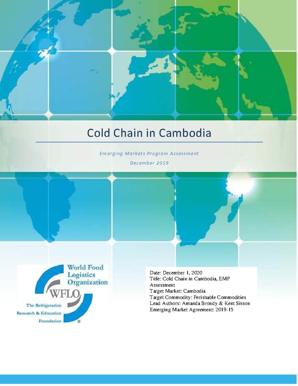 Cold Chain in Cambodia: 2022 GCCF Assessment Report - Studeersnel
