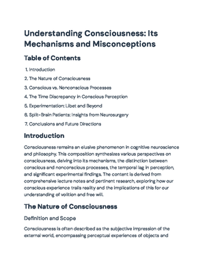 Understanding Executive Control: Mechanisms and Implications in ...