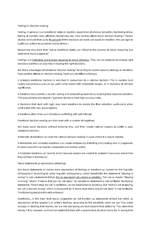 Defining Issues Test v3.0: Understanding Ethical Decision-Making - Studocu