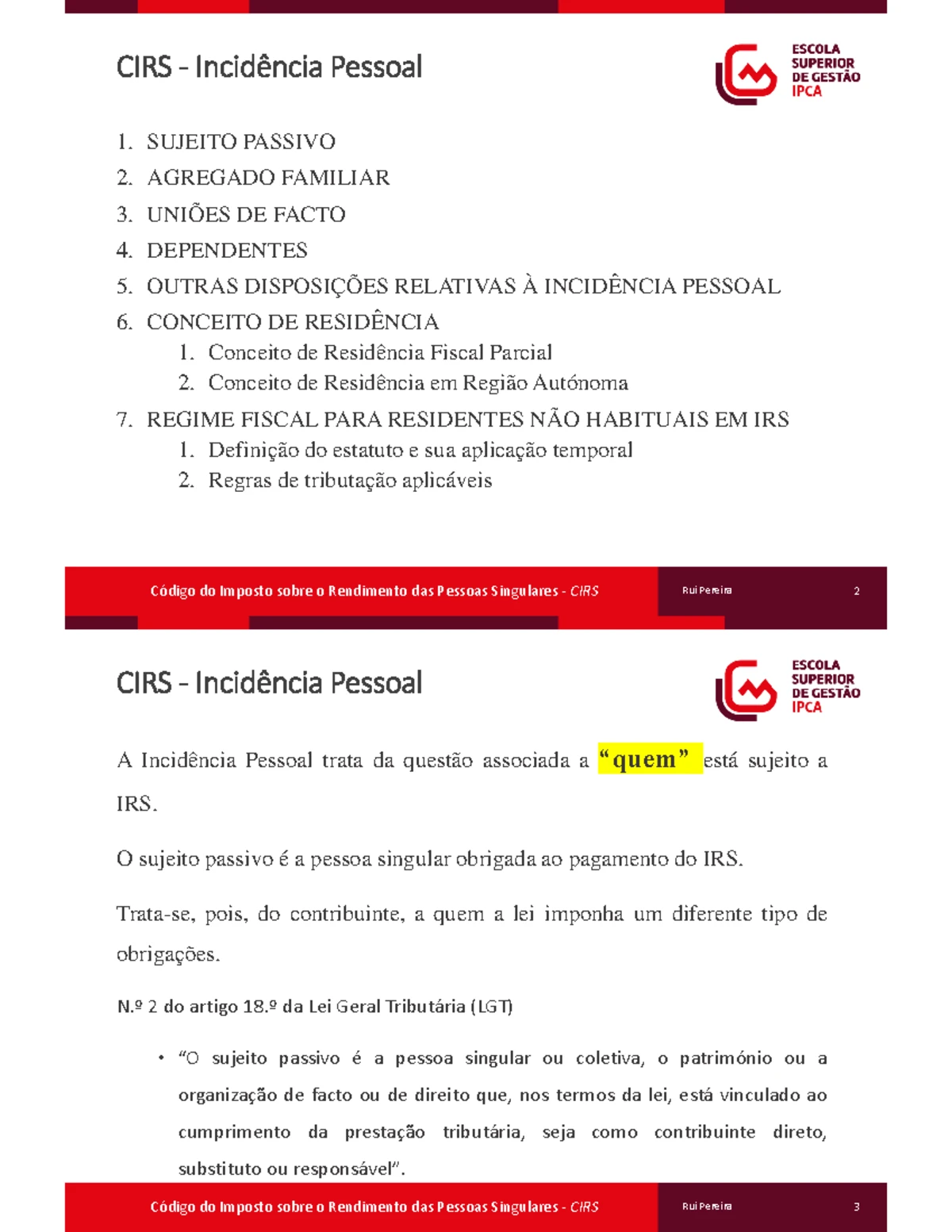Declaracao-99-IRS - Declaração para efeitos de IRS - Nota: Antes de ...