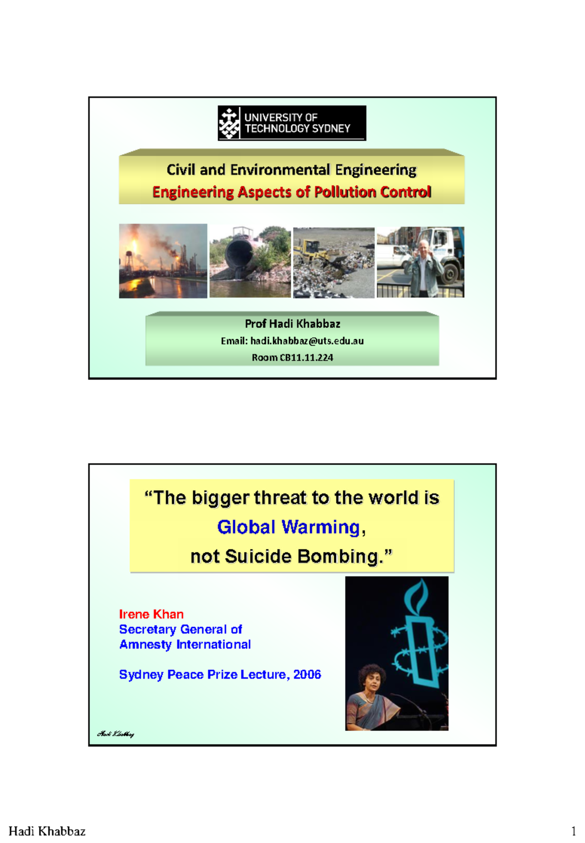 Environmental Engineering and Pollution Control 2022a - Civil and ...