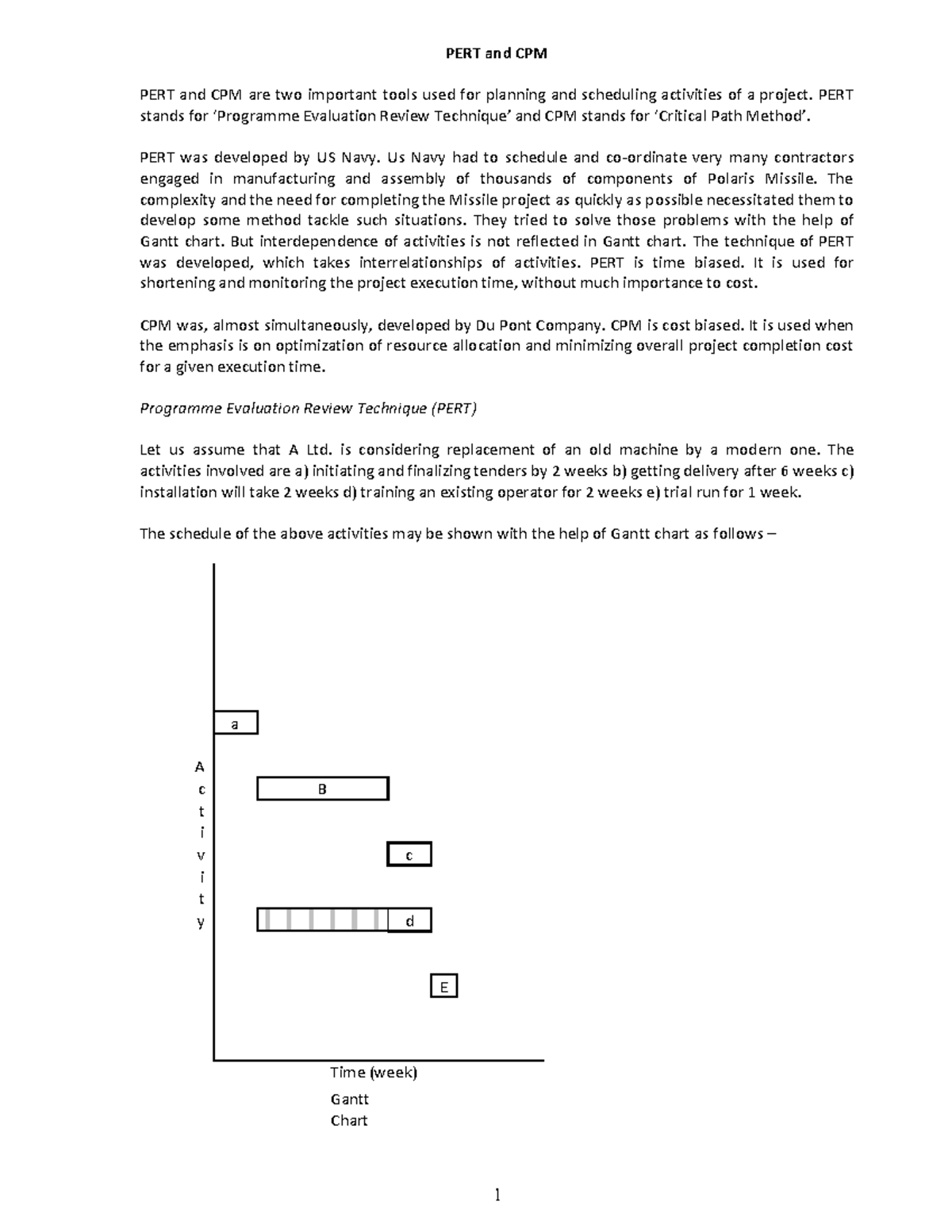 PERT & CPM: Overview and Key Applications in Project Management - Studocu