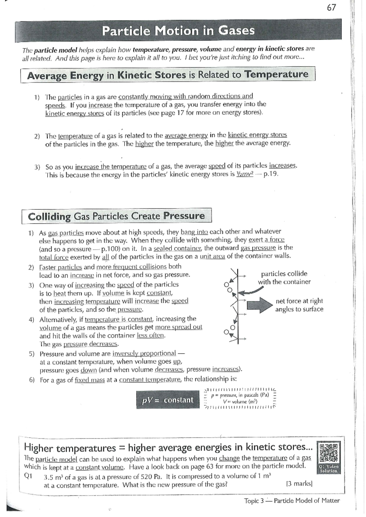 Gas Pressure and Particle Motion in Gases: Understanding Concepts and ...