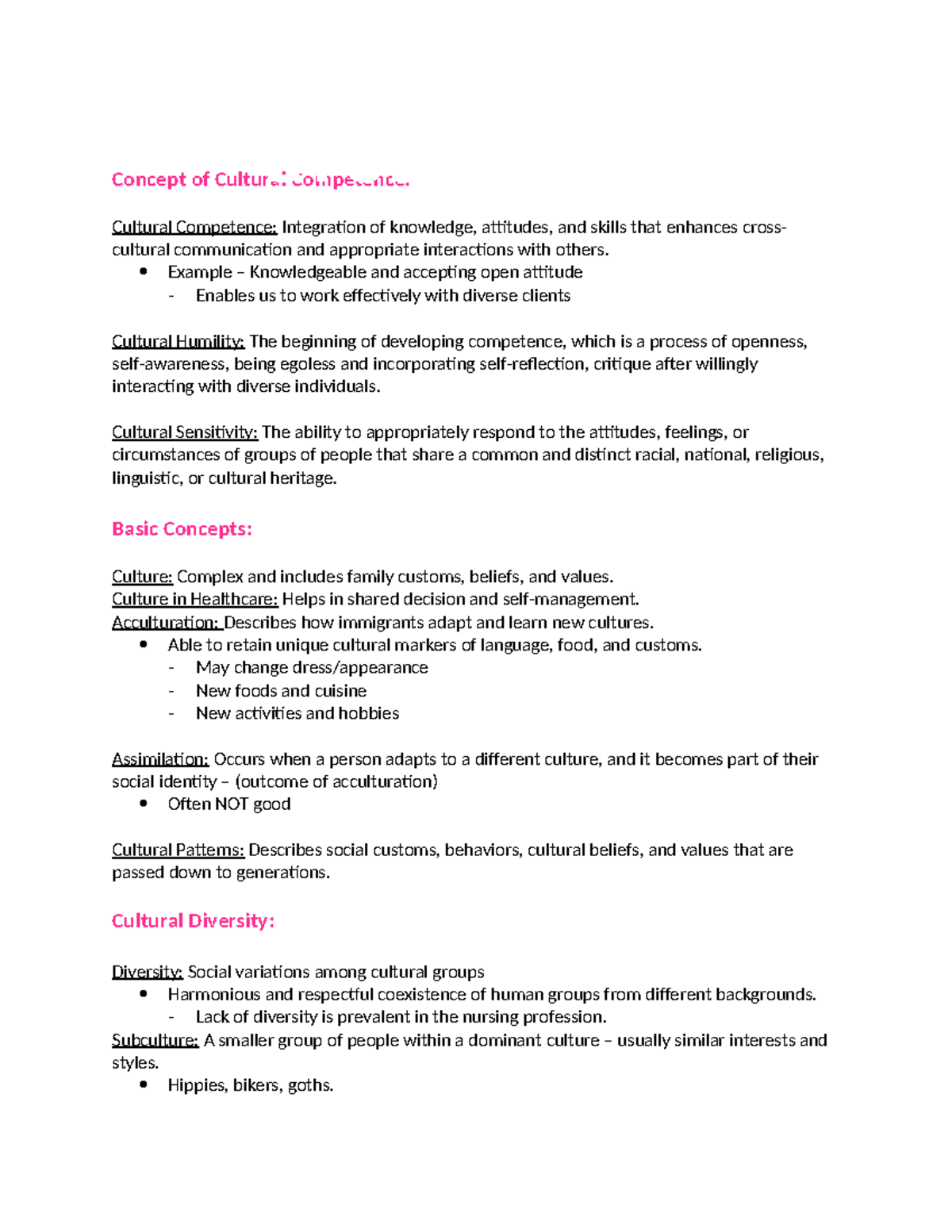 Final Exam Study Guide for Psychology 101: Key Concepts and Theories ...