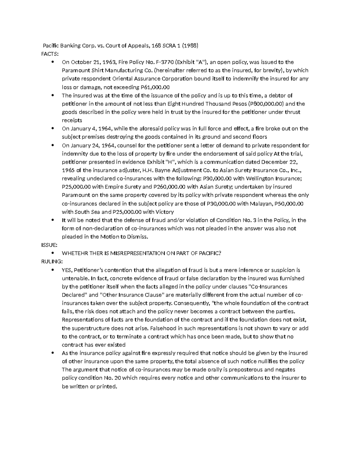 Pacific Banking Corp. vs. Court of Appeals: Key Legal Insights and ...