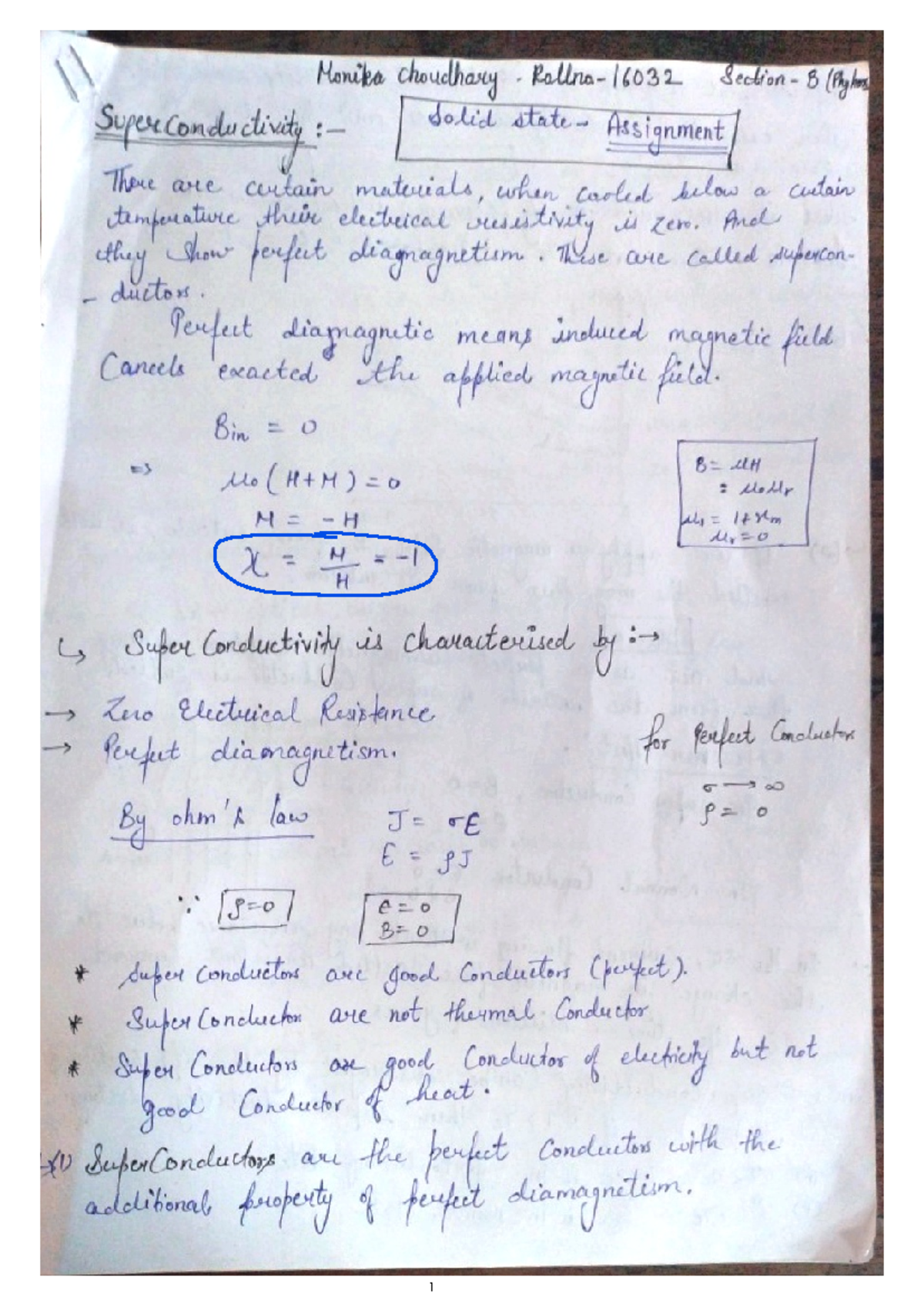 Superconductivity Notes (PHYS 16032) - Key Concepts and Theories - Studocu