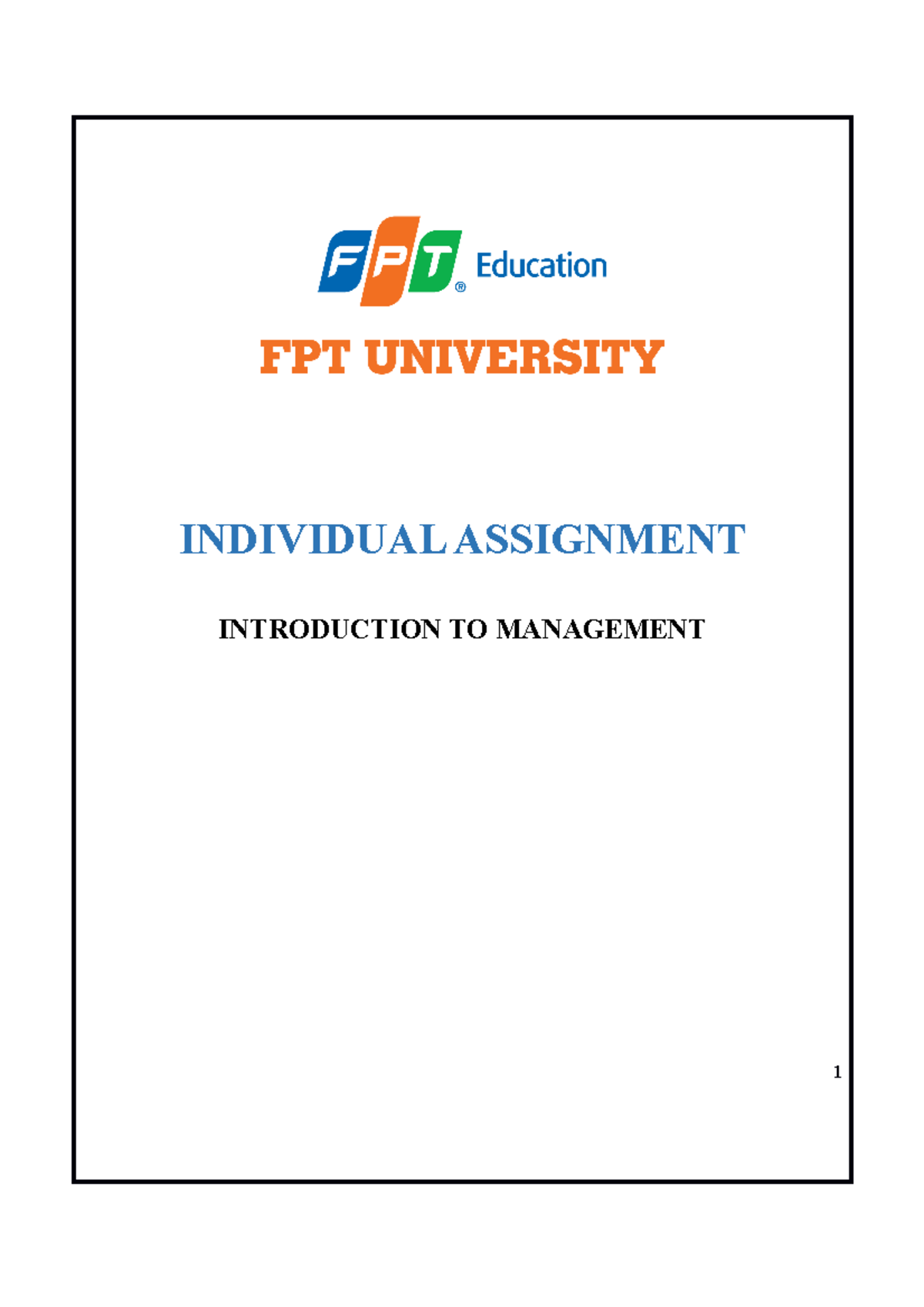 Invidual Assignment - aabbcc - INDIVIDUAL ASSIGNMENT INTRODUCTION TO ...